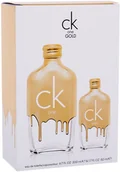 Zestawy perfum damskich - Calvin Klein CK One Gold 200 ml Woda toaletowa - miniaturka - grafika 1
