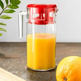 Vilde Dzbanek szklany do wody, kompotu, napojów, lemoniady, z uchwytem i pokrywką, 1,5 l 139289 - Dzbanki i imbryki - miniaturka - grafika 5