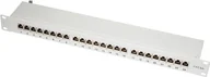 Szafy rack - LogiLink Patchpanel 19"" kat. 6A, 24-portowy, ekranowany STP, szary - NP0 (NP0060) - miniaturka - grafika 1