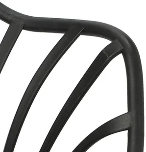 Intesi Krzesło Sirena z podłokietnikami czarne - Krzesła - miniaturka - grafika 14