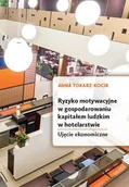 Zarządzanie - Tokarz-Kocik Anna Ryzyko motywacyjne w gospodarowaniu kapitałem ludzkim w hotelarstwie. Ujęcie ekonomiczne - miniaturka - grafika 1