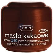 Balsamy i kremy do ciała - Ziaja Masło kakowe Krem Q10 przeciwzmarszczkowy 50ml - miniaturka - grafika 1