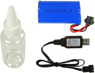 Import LEANToys Auto Terenowe Rekin Zdalnie Sterowany 1:10 2.4G Niebieski 15 km/h Para Wodna 7735 - Zabawki zdalnie sterowane - miniaturka - grafika 8