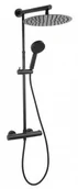 Zestawy prysznicowe - Ferro TREVI BLACK zestaw natrysk. z bat.termos.TRV7U-BL - miniaturka - grafika 1