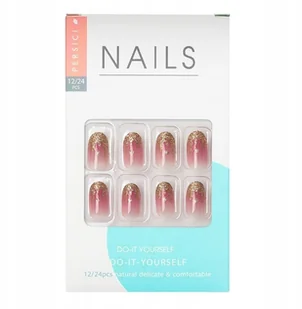 Tipsy Sztuczne Paznokcie Zdobione Wzory 24 szt 85 - Sztuczne paznokcie i akcesoria - miniaturka - grafika 2