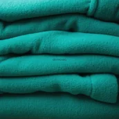 Szlafroki damskie - handlosfera KOCYK- SZLAFROK 2 in 1 super koc z rękawami DUŻY mięta - miniaturka - grafika 1