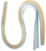 Quilling - Rayher Hobby Rayher 71938685 papier do quillingu, 50 x 0,9 cm, 80 G/M2, SB-Btl 100szt., pastelowy 71-938-685 - miniaturka - grafika 1