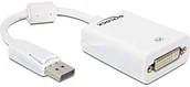 Inne akcesoria audio-wideo - Delock 61765 cable gender changer DisplayPort DVI-I Biały, Kabel - miniaturka - grafika 1