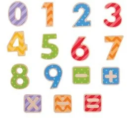 Bigjigs Toys magnetyczne cyferki do zabawy - Zabawki interaktywne dla dzieci - miniaturka - grafika 2
