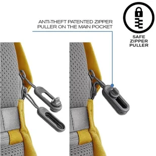 XD Design Plecak na laptop Bobby Soft Żółty - Torby na laptopy - miniaturka - grafika 19