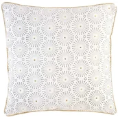 Poduszki dekoracyjne - Douceur d'intérieur Douceur dintérieur Poduszka dekoracyjna ASTRE 45 x 45 cm kolor biało-złoty 1608556 - miniaturka - grafika 1