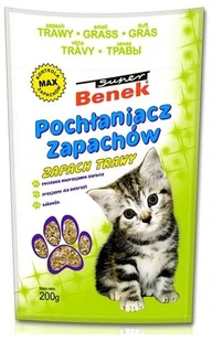 Certech BENEK POCHŁANIACZ ZAPACHÓW- ZAPACH TRAWY 200G 6450 - Kuwety dla kotów - miniaturka - grafika 5