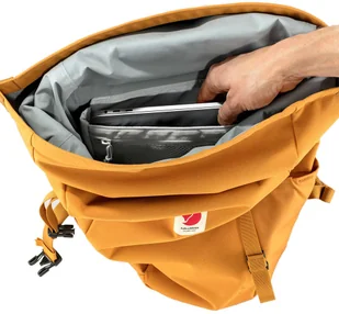 Fjallraven Plecak miejski Ulvo Rolltop 30 - red gold 23312-171 - Plecaki - miniaturka - grafika 6