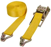 Akcesoria do elektronarzędzi - Kerbl KERBL 37190 schwerlastzurr pasek 2-częściowy, żółty, 75 MM, 8 m, 10 kg 37190 - miniaturka - grafika 1