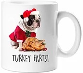 Kubki - 60 Second Makeover Limited 60 sekund Makeover francuski indyk farts kubek świąteczny prezent dla zwierzęcia domowego francuski byk mama tata buldog 60SECMUG1225 - miniaturka - grafika 1