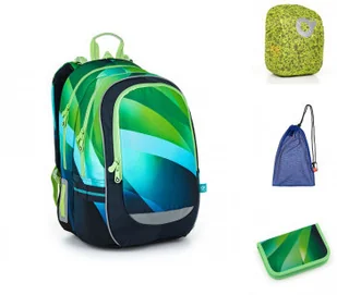 Topgal Lekki plecak dwukomorowy CODA 22018 - - Plecaki szkolne i tornistry - miniaturka - grafika 4