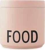Lunch boxy - Design Letters Lunchbox termiczny Food duży pudrowy 30101006NUBLAFOOD - miniaturka - grafika 1