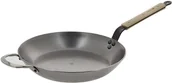Patelnie - de Buyer de Buyer Stalowa patelnia z drewnianym uchwytem Minerał B Element B Bois  32 cm de Kupujący - miniaturka - grafika 1