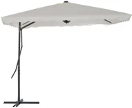 Parasole ogrodowe - vidaXL Parasol ogrodowy na słupku stalowym, 250 x 250 cm, piaskowy - miniaturka - grafika 1
