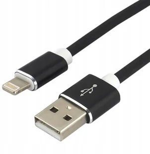 Apple everActive Kabel przewód silikonowy USB Lightning everActive CBS-1IB 1m z obsługą szybkiego ładowania do 2.4A czarny - Kable USB - miniaturka - grafika 5