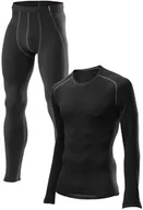 Bielizna sportowa męska - Löffler HR Transtex zestaw męskie bielizny termoaktywnej kalesony i koszulka z długim rękawem, czarny, XS 10735_990_46 - miniaturka - grafika 1