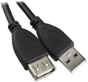 Gembird Przedłużacz USB AM-AF 2.0 1,8M NIKL. WTYKI,CZARNY CCP-USB2-AMAF-6 - Kable komputerowe i do monitorów - miniaturka - grafika 2