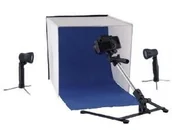 Tła fotograficzne - Falcon Eyes składany nagrywanie Box PBK-40ab 2LS 40 x 40 cm + 2 X 50 W lamp PBK-40AB-2LS - miniaturka - grafika 1