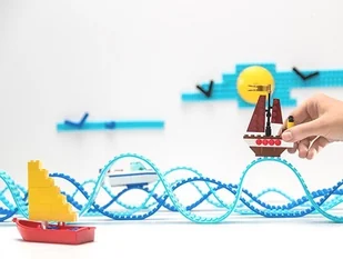 Epee EP Line Mayka Taśma do Klocków 1m Podwójna Piaskowa 8595582230560-piaskowa - Klocki - miniaturka - grafika 5