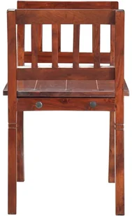 vidaXL vidaXL Ławka, 111 cm, lite drewno akacjowe - Ławki do przedpokoju - miniaturka - grafika 3