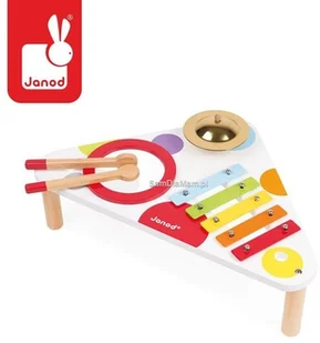 Janod stolik muzyczny Confetti - Instrumenty muzyczne dla dzieci - miniaturka - grafika 2