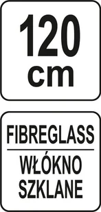 FLO WIDŁY GOSPODARCZE 120CM WŁÓKNO SZKLANE - Łopaty i widły - miniaturka - grafika 2