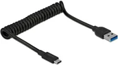 Kable USB - Delock 85349 kabel USB 1,2 m USB 3.2 Gen 2 (3.1 Gen 2) USB A USB C Czarny 4043619853496 - miniaturka - grafika 1