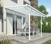 Pokrycia dachowe - Palram Aluminiowe zadaszenie tarasu Sierra 3 x 3,05 m białe PAL703121 - miniaturka - grafika 1