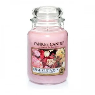 Yankee Candle Fresh Cut Roses (duża świeca) YSDFCR - Świece - miniaturka - grafika 2
