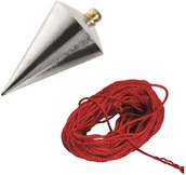 Poziomice, łaty, miary - OBI LUX Pion ze sznurkiem 250 g - miniaturka - grafika 1