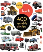 Obcojęzyczne książki dla dzieci i młodzieży - Workman Publishing Eyelike Stickers Trucks - miniaturka - grafika 1