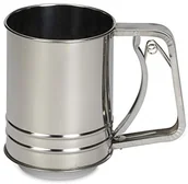 Sitka - Patisse patisse 02401 mąki sitko  2 warstwy, stal nierdzewna, srebrna, 10 x 10 x 10 cm 02401 - miniaturka - grafika 1