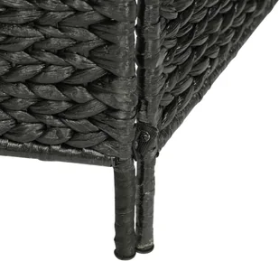 vidaXL 5-panelowy parawan pokojowy, czarny, 193x160 cm, hiacynt wodny vidaXL - Parawany - miniaturka - grafika 6