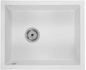 Zlewozmywaki - Brado Zlewozmywak granitowy podwieszany FELIX biały felixbia - miniaturka - grafika 1