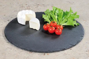 Kesper taca łupkowa do serwowania, wysokość: 9 mm, średnica: 355 mm, czarna 38112 - Tace i patery - miniaturka - grafika 2