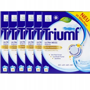 Triumf Proszek do prania White 900g 15 prań x6 szt - Środki do prania - miniaturka - grafika 3