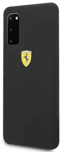 Ferrari Hardcase FESSIHCS62BK S20 G980 czarny/black Silicone hurtel-62364-0 - Etui i futerały do telefonów - miniaturka - grafika 2