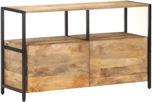 vidaXL Szafka, 110x35x65 cm, lite drewno mango 320918 - Szafki do salonu - miniaturka - grafika 7