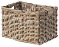 Koszyki rowerowe - Basil kosz transportu Dorset rattan Szary, Dorset Szary, brązowy, jeden rozmiar 13050 - miniaturka - grafika 1