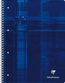 Notesy i bloczki - Clairefontaine collegb Lock/8258 °C DIN A4 niebieska kratka 90 G/M KW. 8258C - miniaturka - grafika 1