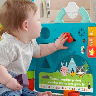 Fisher Price Price Price Ucz się i śmiej! Edukacyjna gigaksiążka HCL06 HCL06 - Zabawki interaktywne dla dzieci - miniaturka - grafika 6
