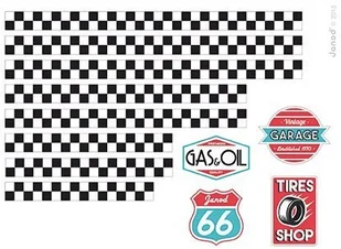 janod Stacja benzynowa garaż drewniany z 8 elementami 3700217357184 - Tory, garaże, parkingi - miniaturka - grafika 12