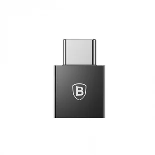 Baseus Adapter Usb do Usb-c 2,4A Czarny - Złącza, przejściówki, adaptery - miniaturka - grafika 3