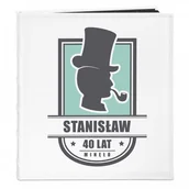 Albumy fotograficzne - NA Murrano Album Zdjęcia Duży Dla Gentlemana Jubileusz Nadruk ALB-BC-BK-UV-012 - miniaturka - grafika 1