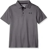 Golf - UNDAS:Under Armour Under Armour młodych Performance koszulka polo koszulka z krótkim rękawem, szary, s 1290341-090 - miniaturka - grafika 1